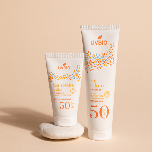 Kit Family 50 - Lait solaire Bébé SPF50 & lait solaire SPF50 en 100ml