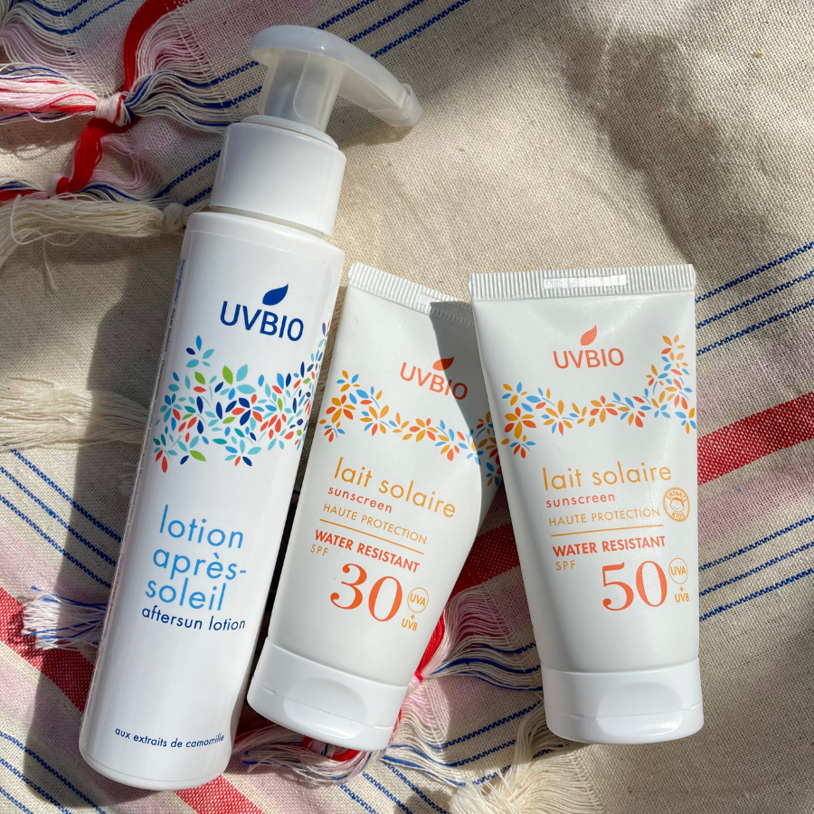 Kit Voyage - Lait solaire SPF50 en 50ml, Lait solaire SPF30 en 50ml & lotion après soleil