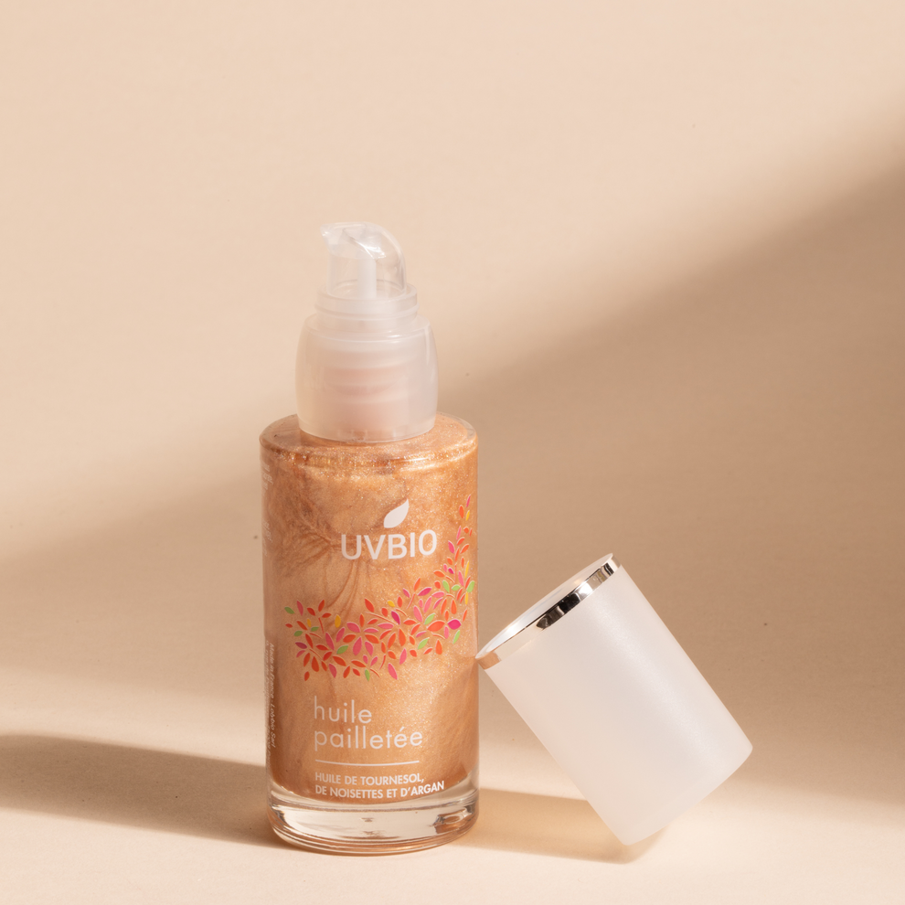Kit Bronzer Huile pailletée & autobronzant UVBIO — free download