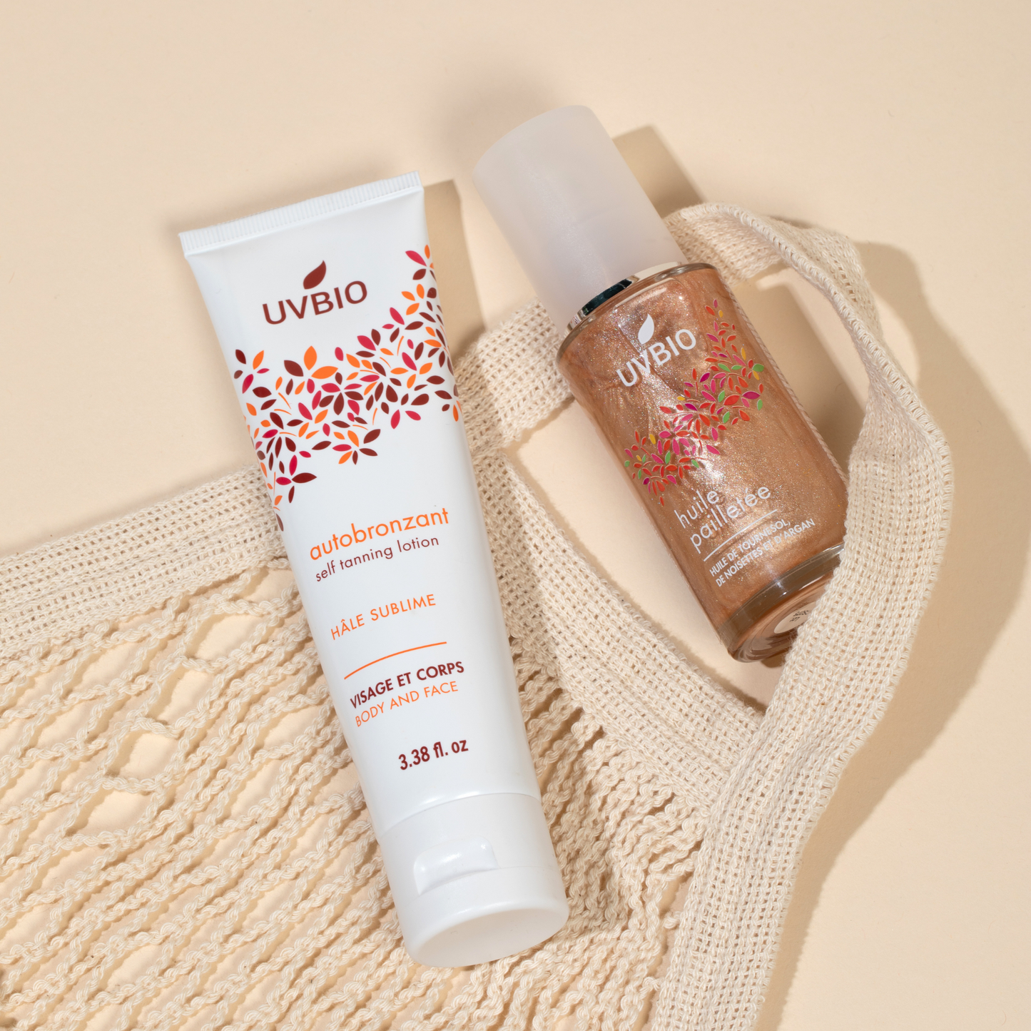 Kit Bronzer - Huile pailletée & autobronzant