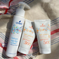 Kit Voyage - Lait solaire SPF50 en 50ml, Lait solaire SPF30 en 50ml & lotion après soleil